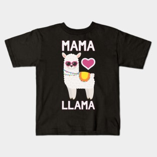 Mama Llama - Funny Mother's Day Llama Kids T-Shirt